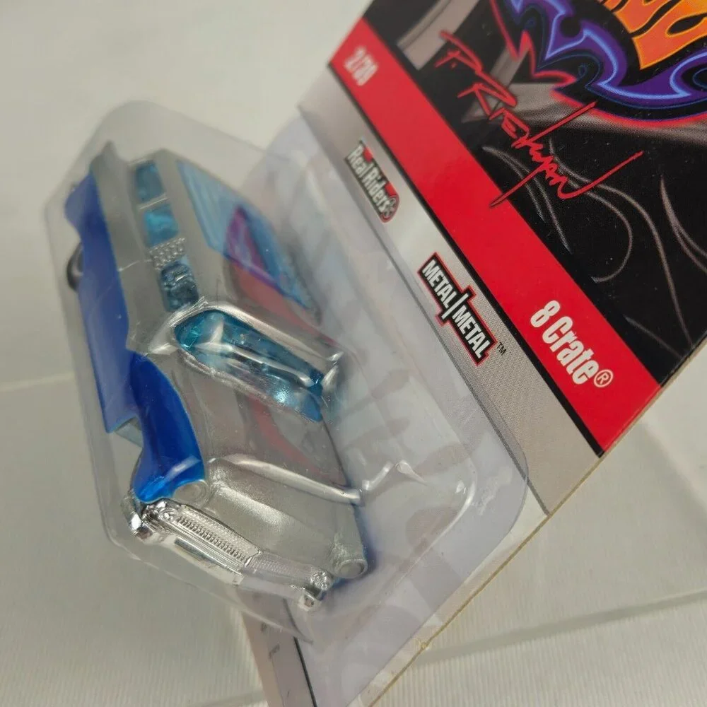 HOT‎ WHEELS PHIL'S GARAGE 8 CRATE REAL RIDERS 2/39 - MINT - (K215)
